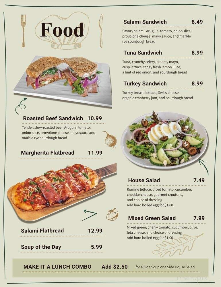Menu page 1