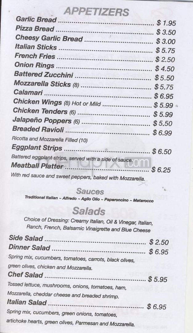 Menu page 2