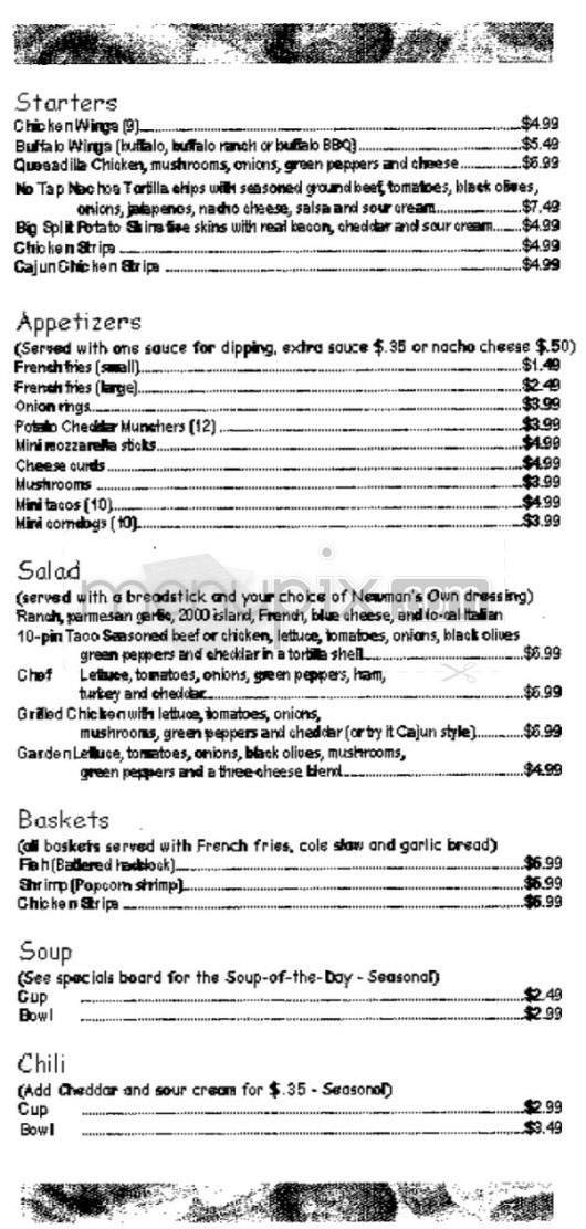 Menu page 2