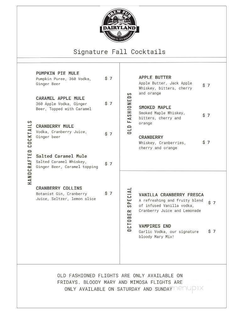 Menu page 2
