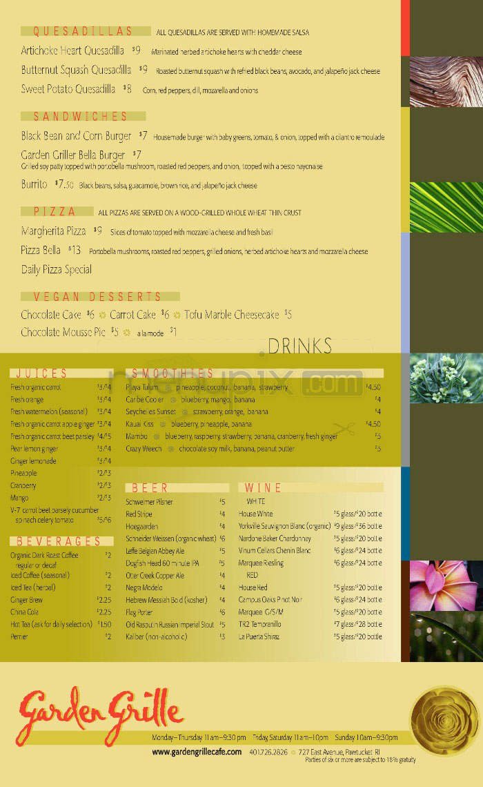 Menu page 4