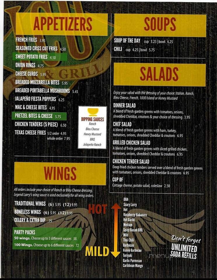 Menu page 2