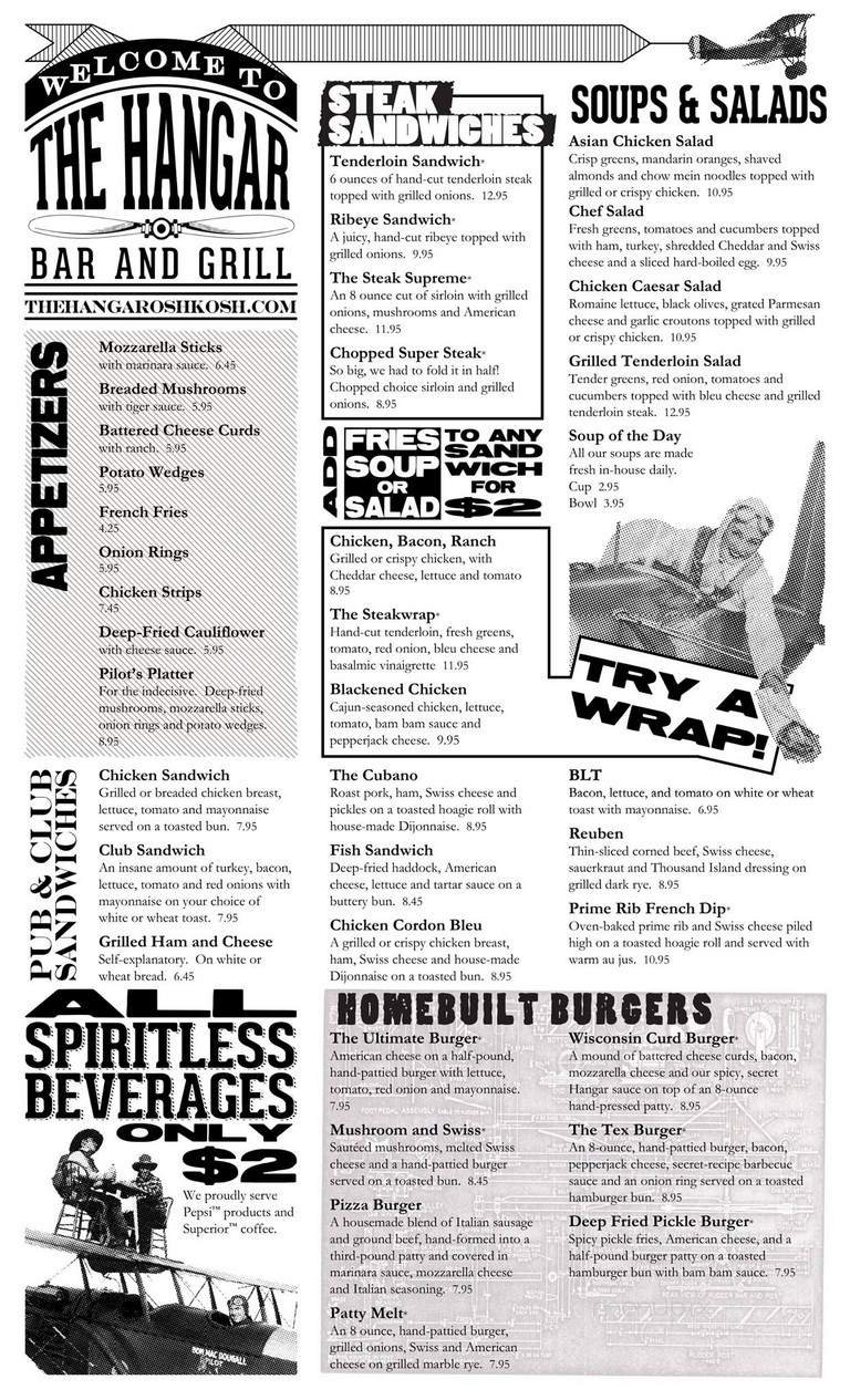 Menu page 1
