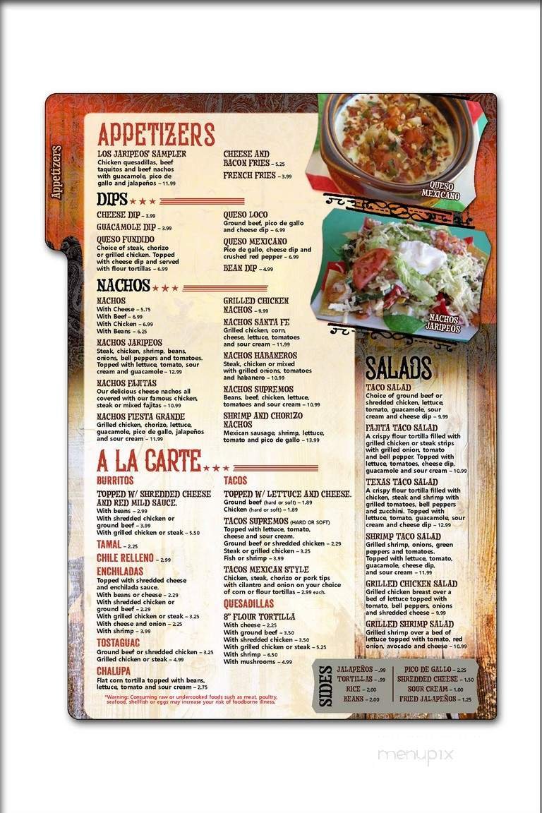 Menu page 2