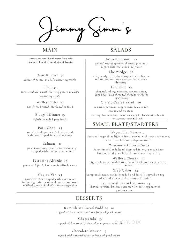 Menu page 2