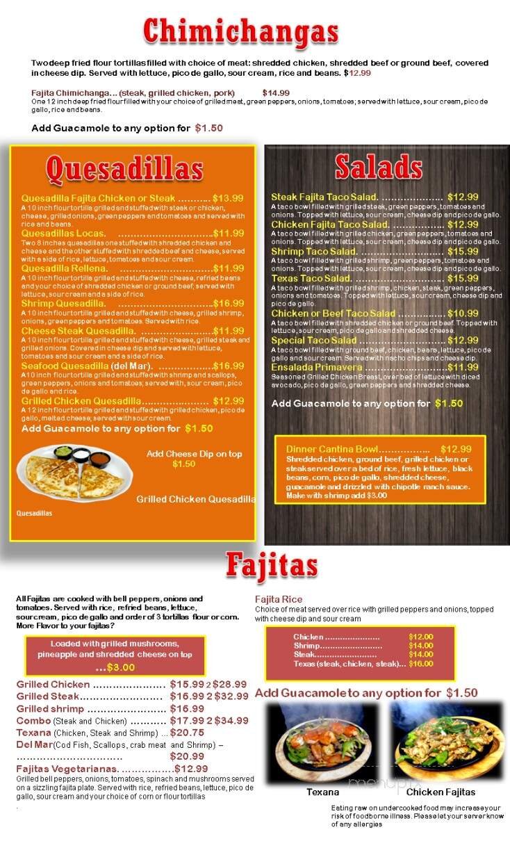 Menu page 2