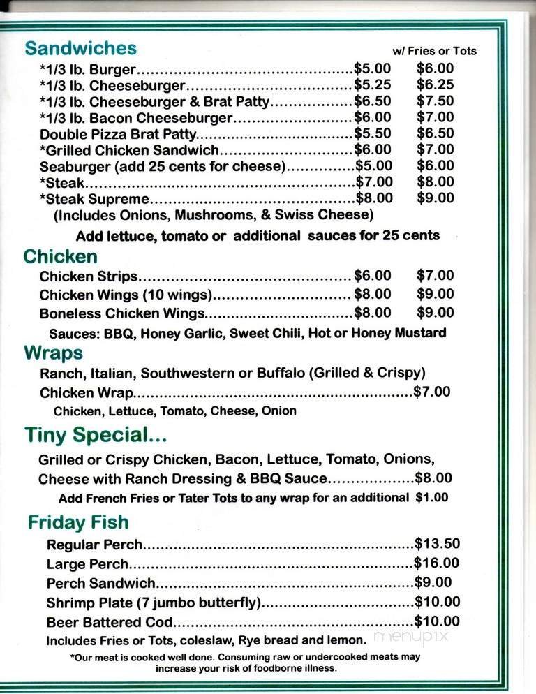 Menu page 2