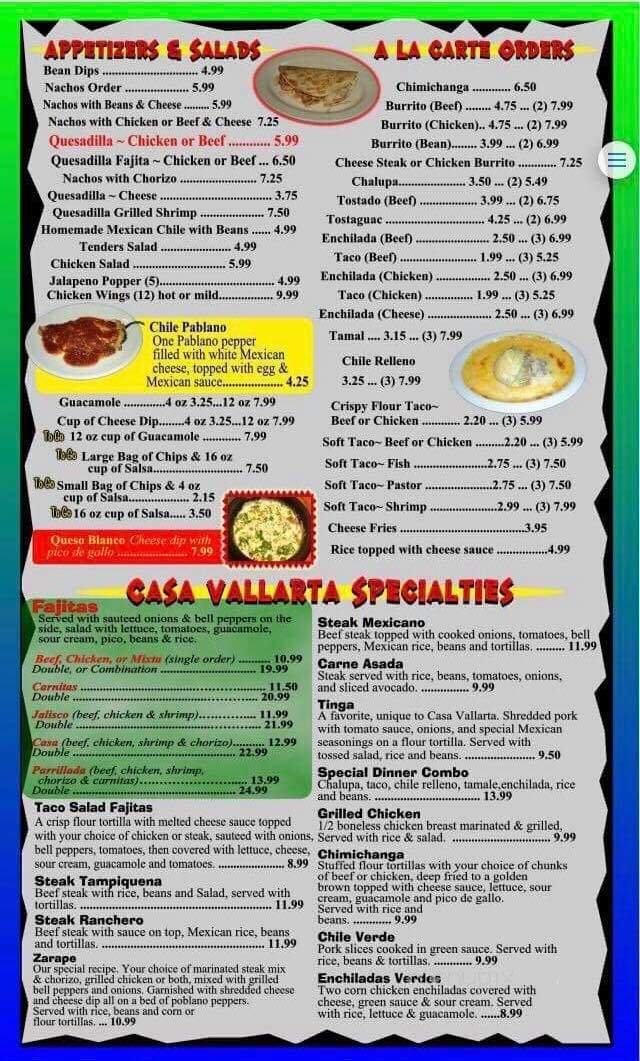 Menu page 2