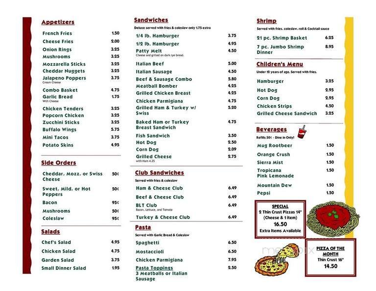 Menu page 2