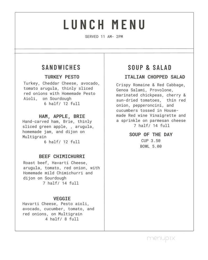 Menu page 2