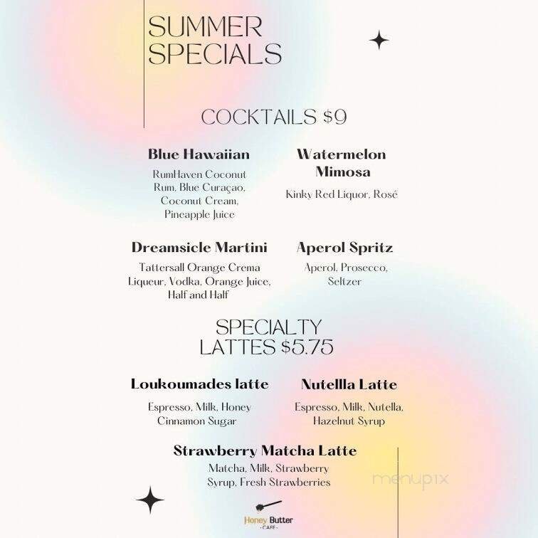 Menu page 1