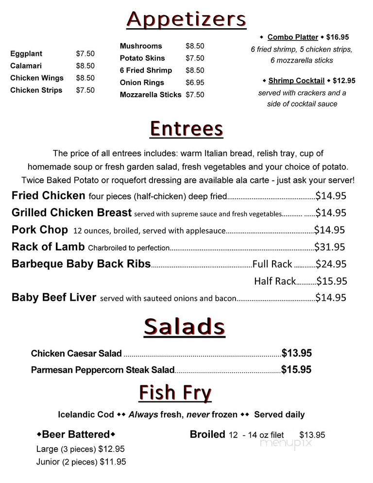 Menu page 2