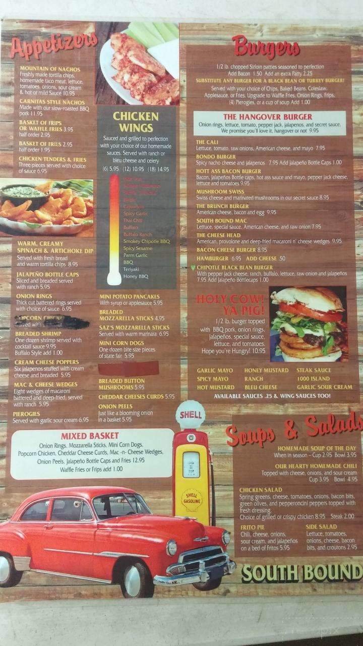 Menu page 2