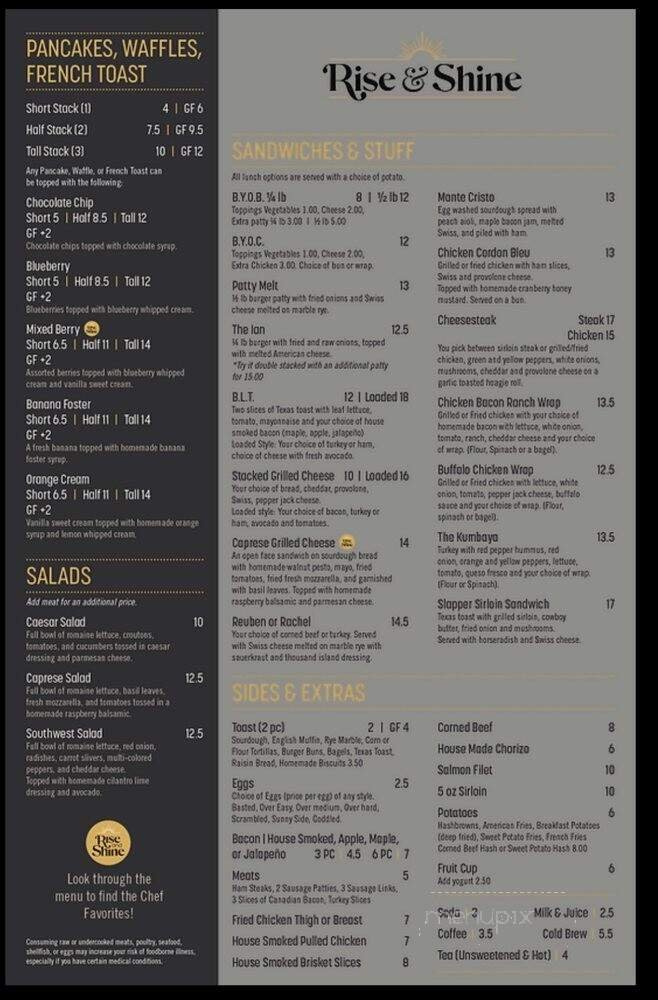 Menu page 2