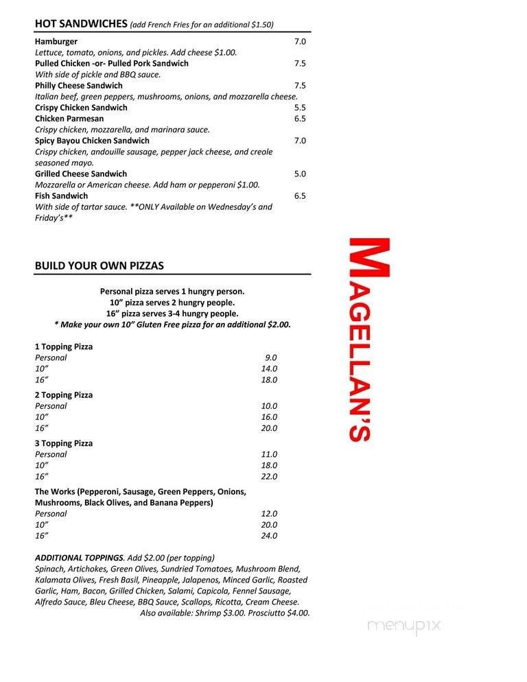 Menu page 2