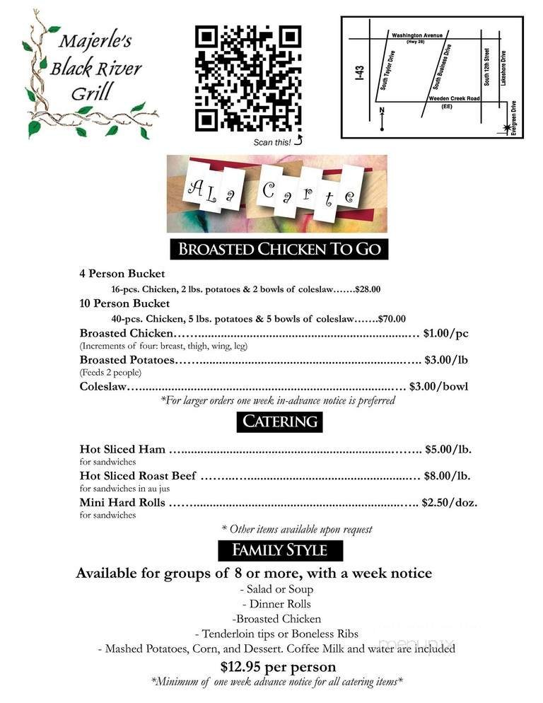 Menu page 1