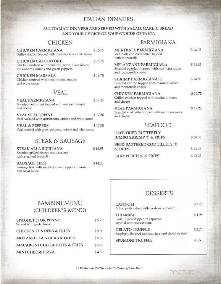 Menu page 2