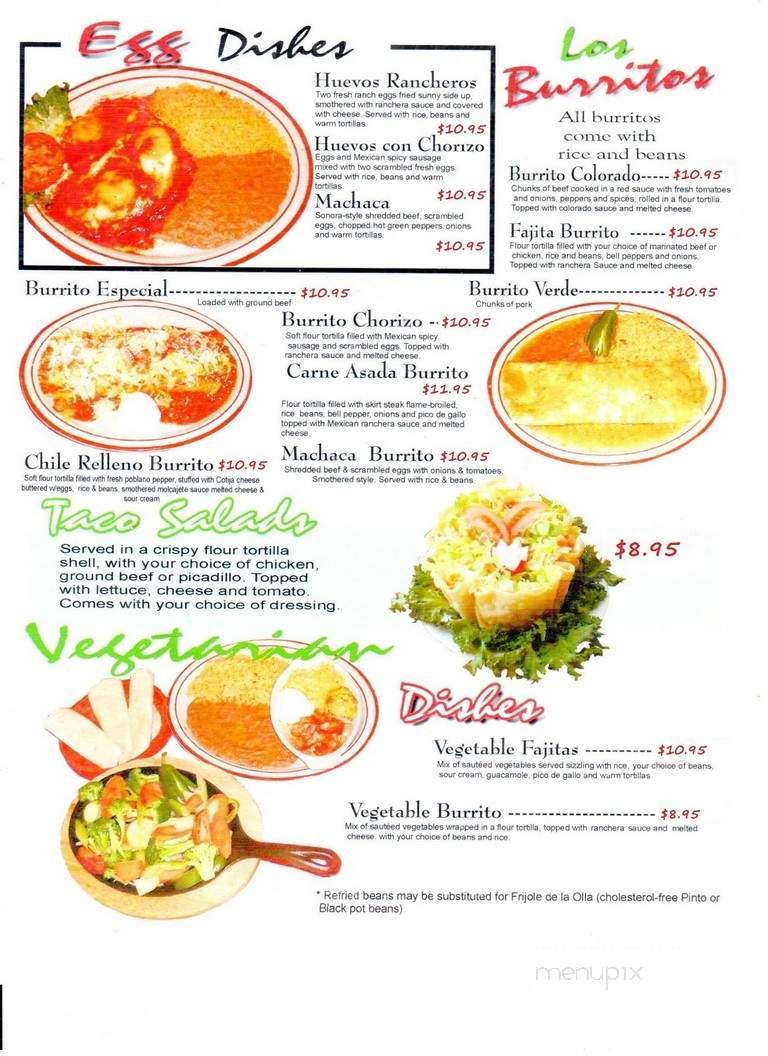 Menu page 1