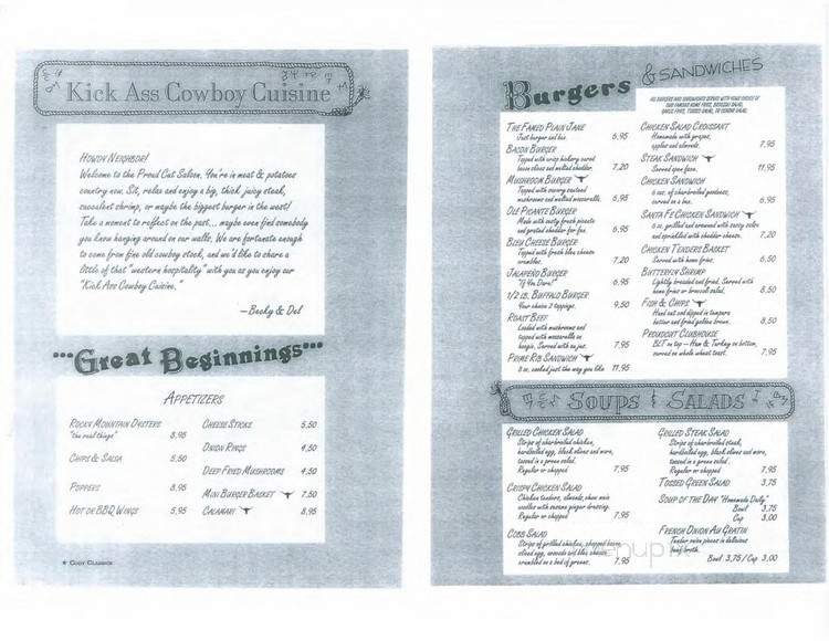 Menu page 1
