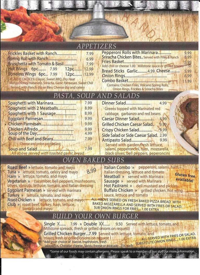 Menu page 1