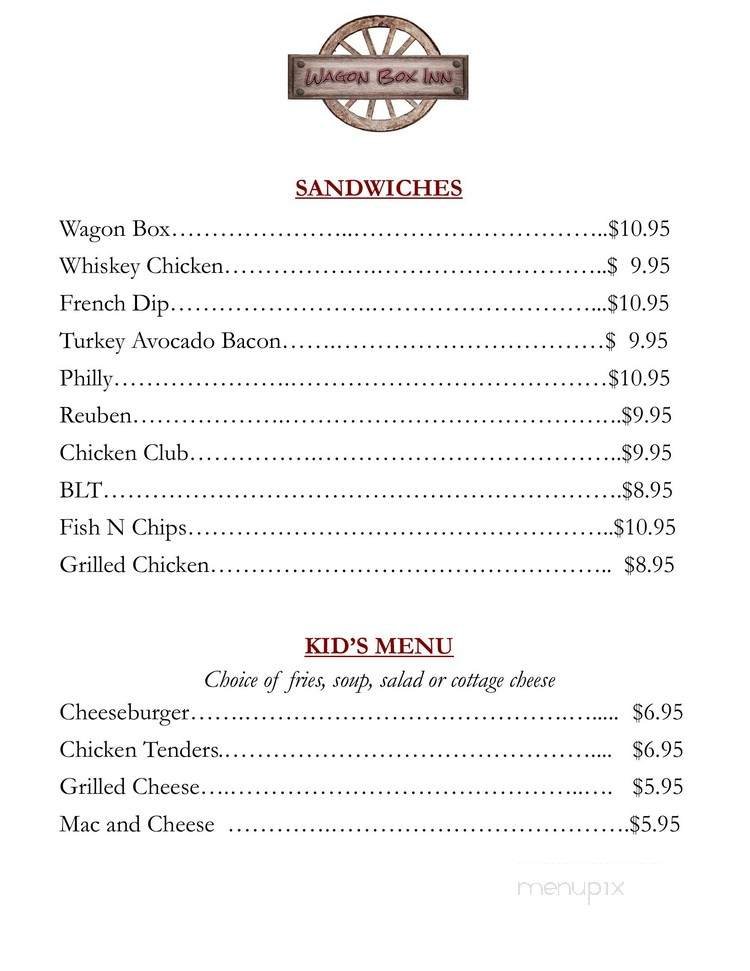Menu page 2