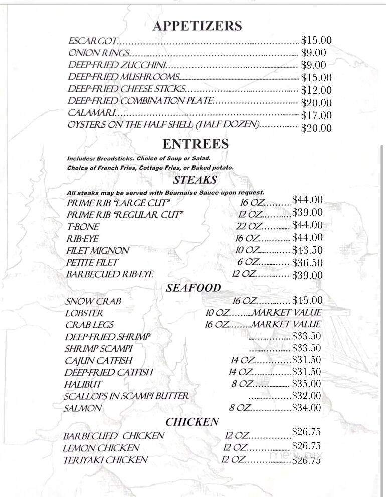 Menu page 1