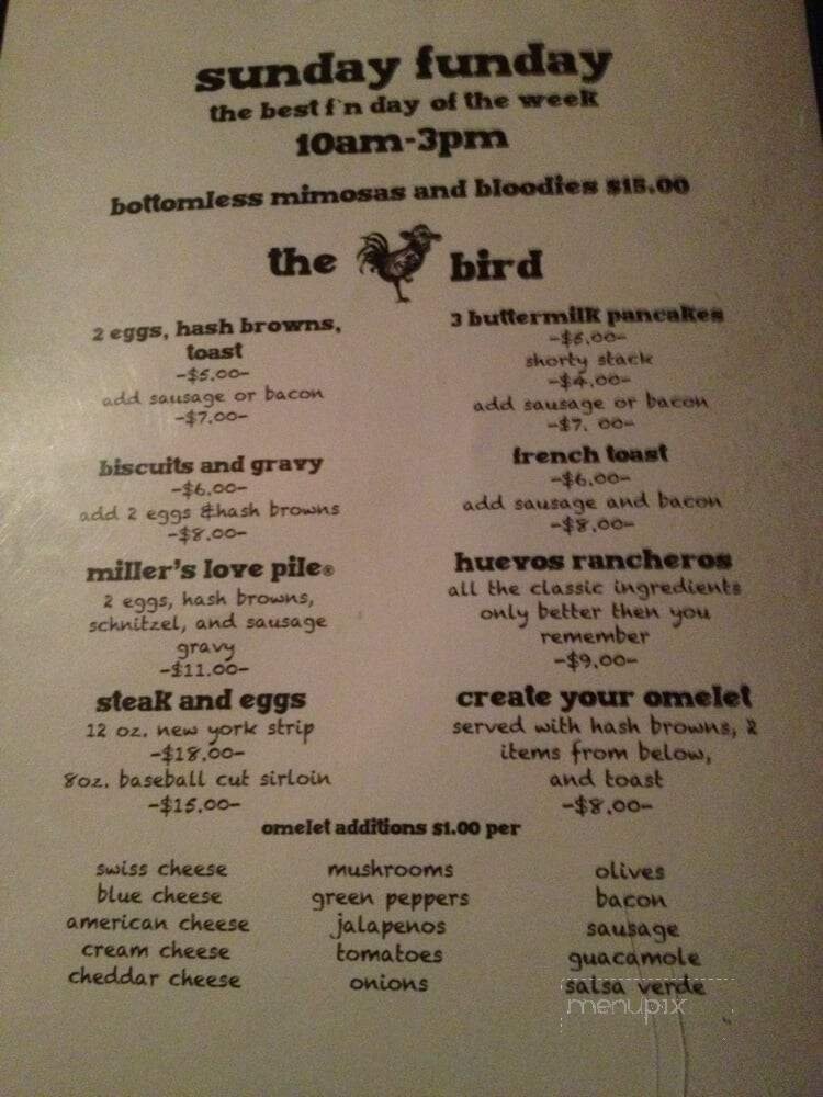 Menu page 1