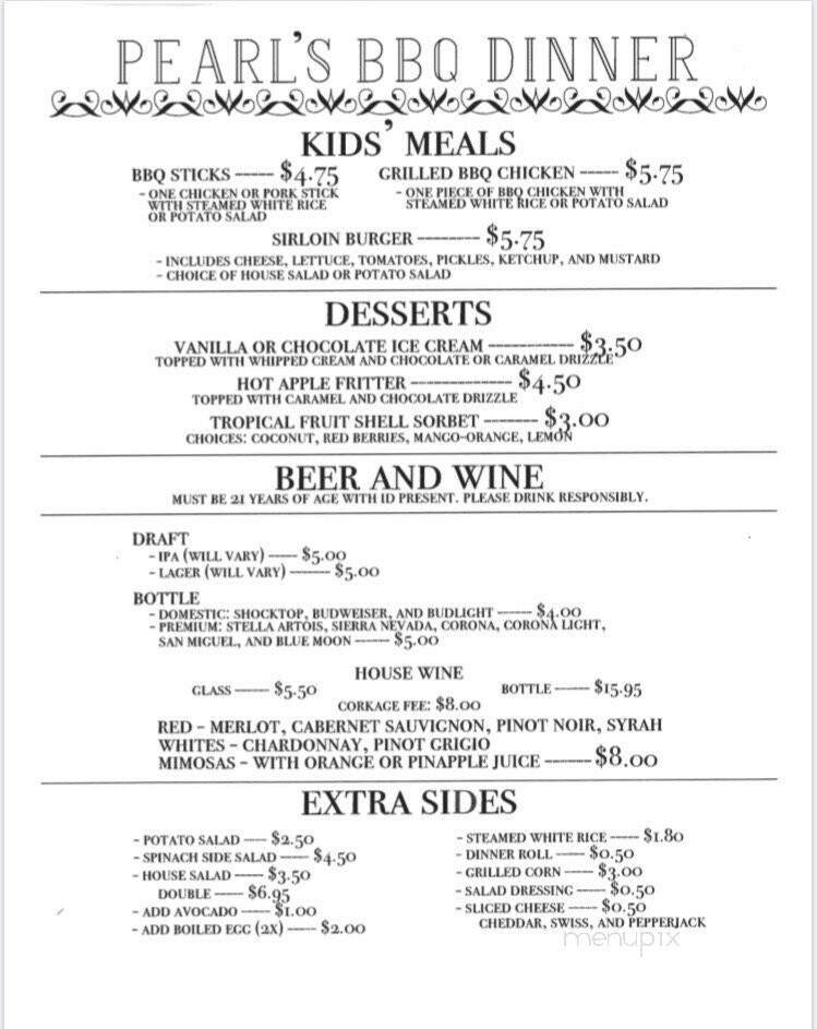 Menu page 1
