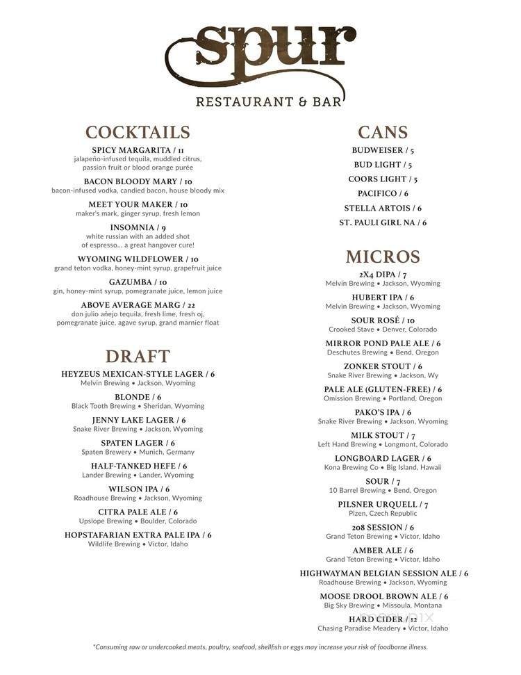Menu page 2