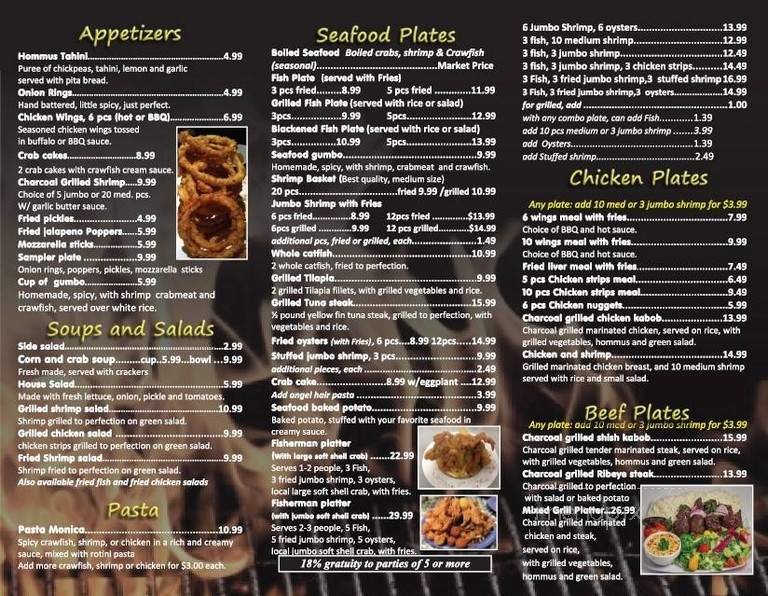 Menu page 2