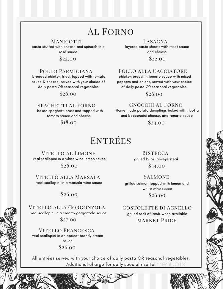 Menu page 1