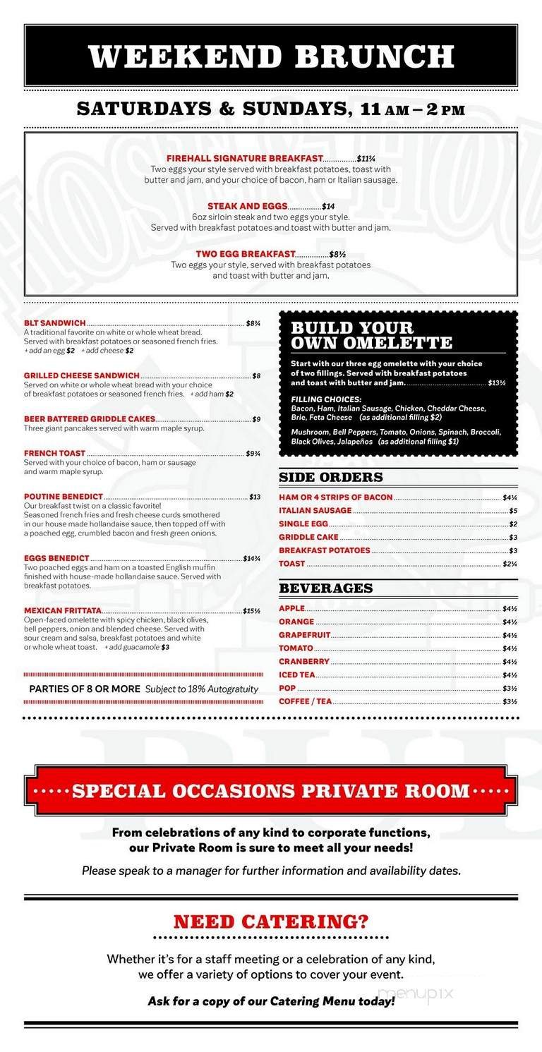 Menu page 1