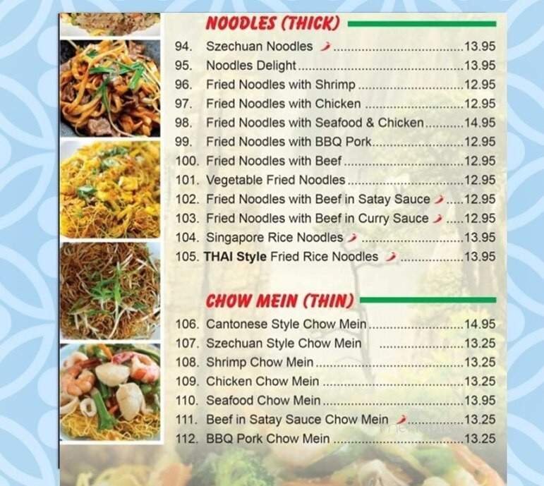 Menu page 1