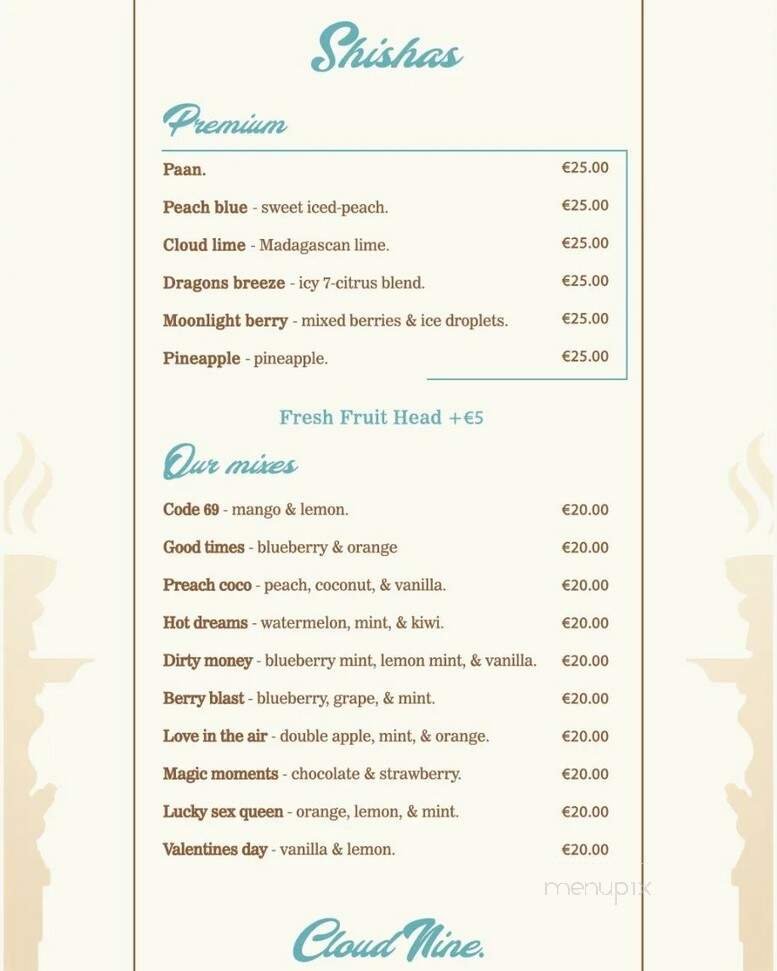 Menu page 2
