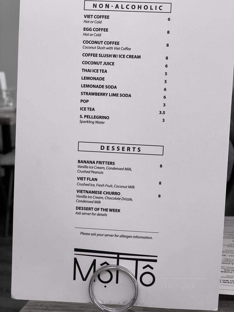 Menu page 2