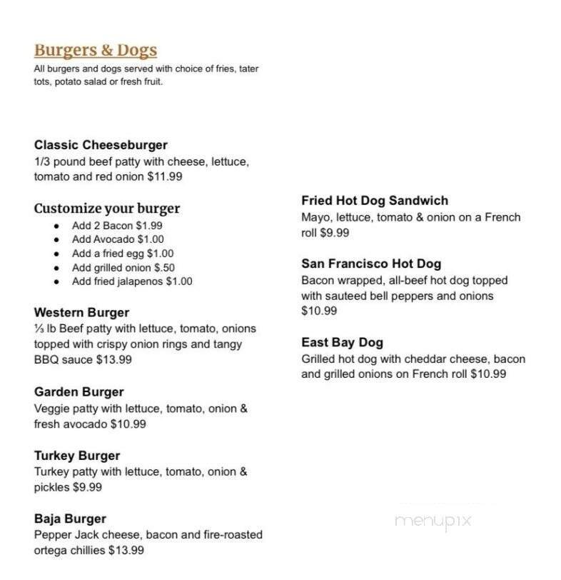 Menu page 2