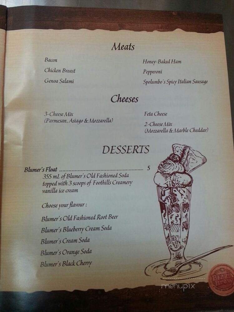 Menu page 1