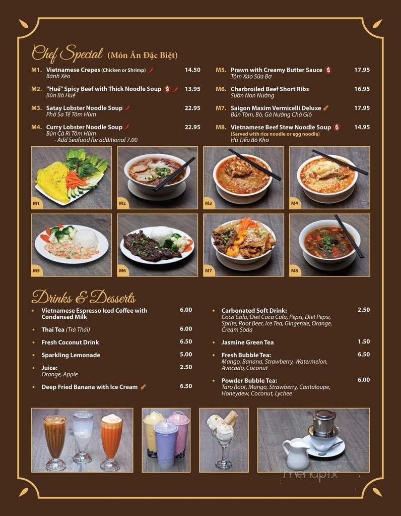 Menu page 2