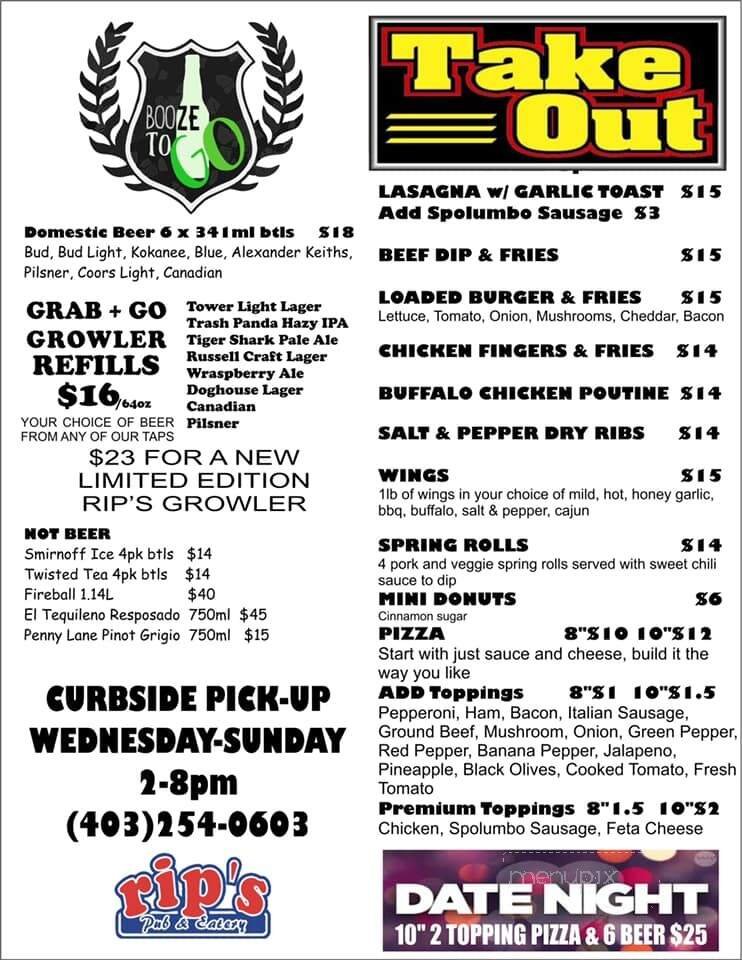 Menu page 2