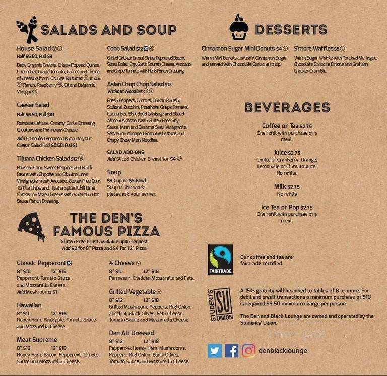 Menu page 2