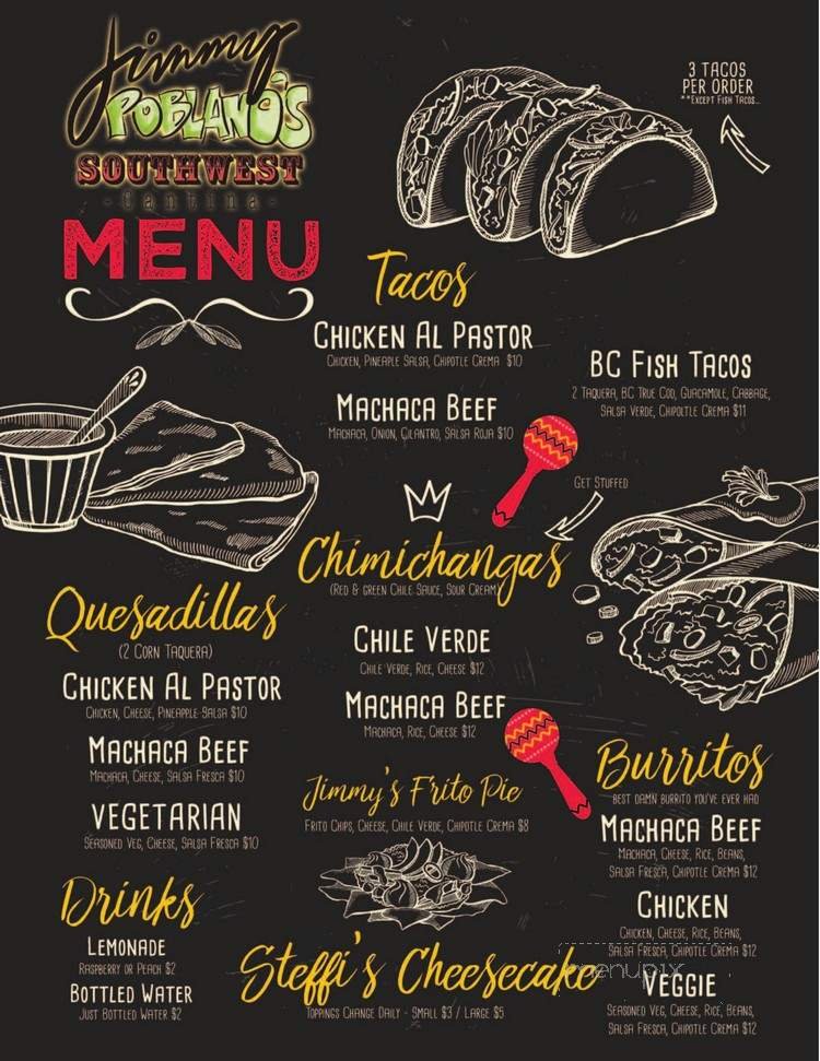 Menu page 1