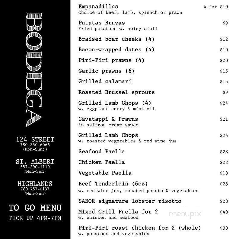 Menu page 2