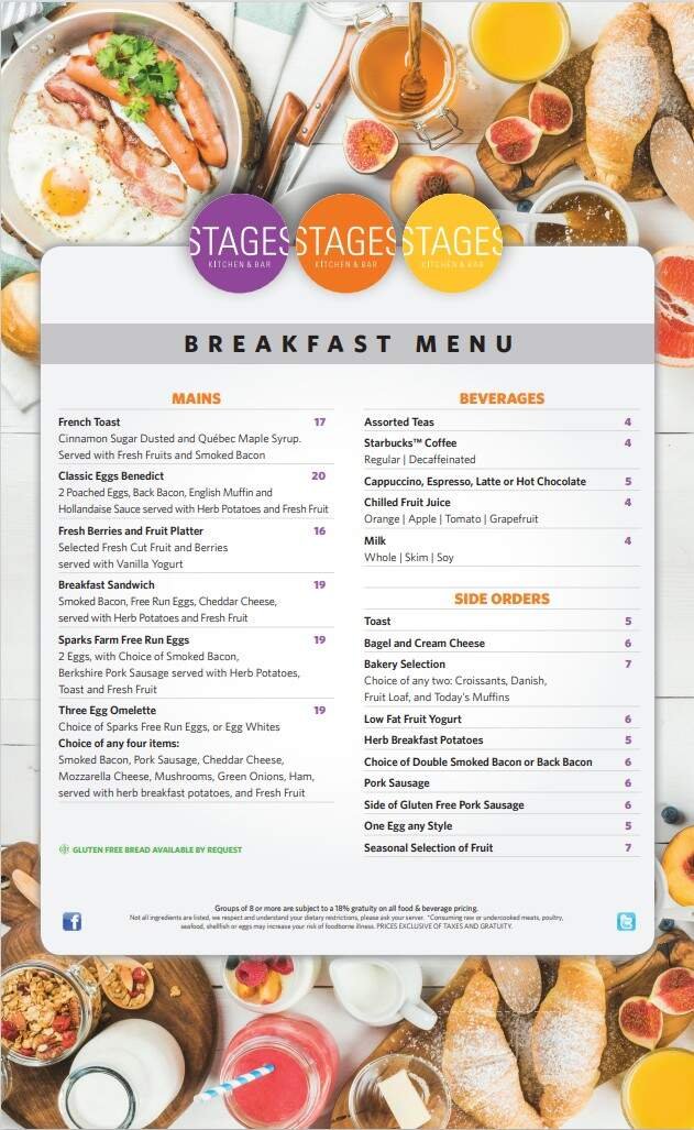 Menu page 1
