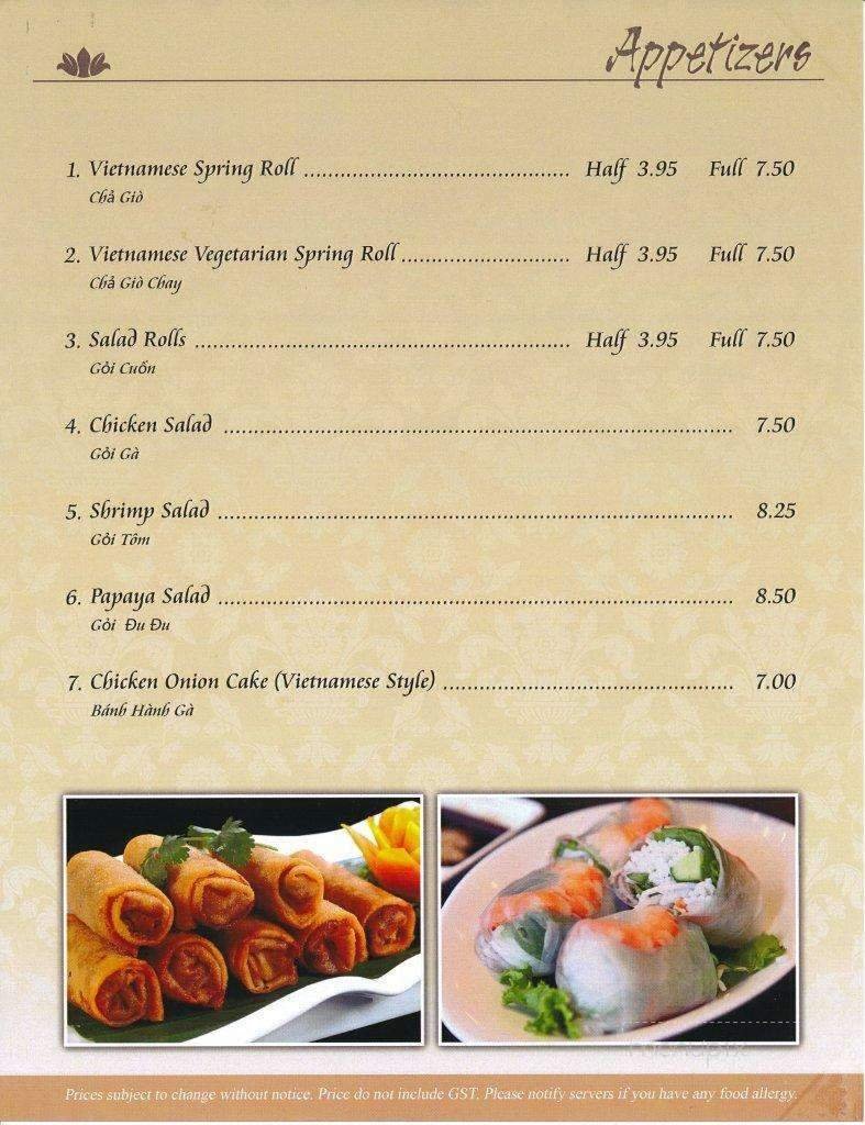 Menu page 2