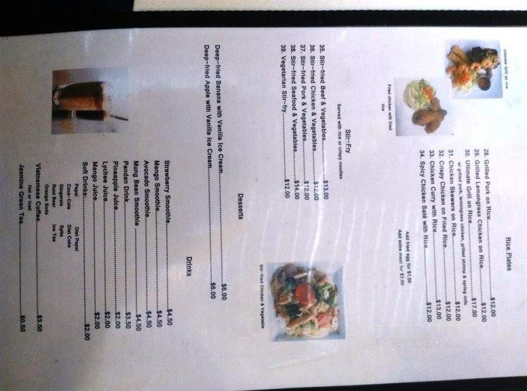 Menu page 2