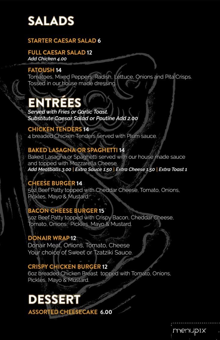Menu page 2