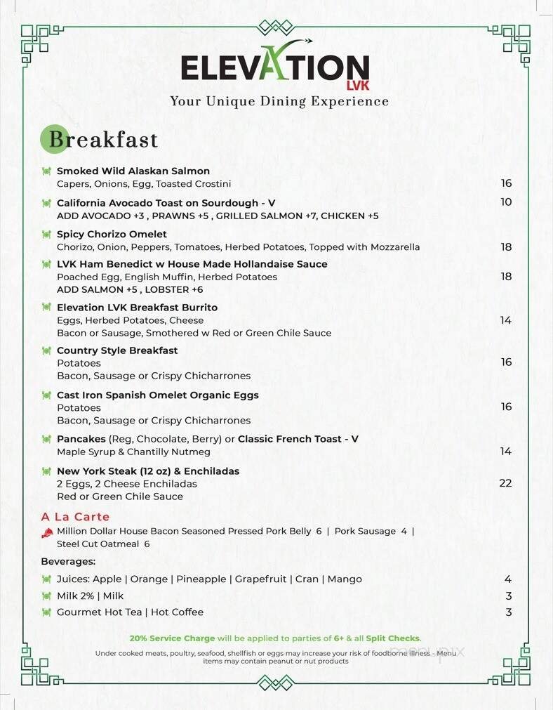 Menu page 2