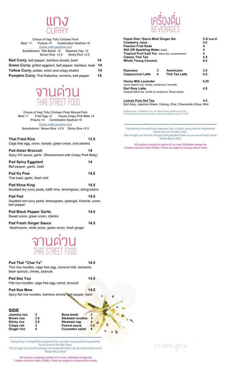 Menu page 2