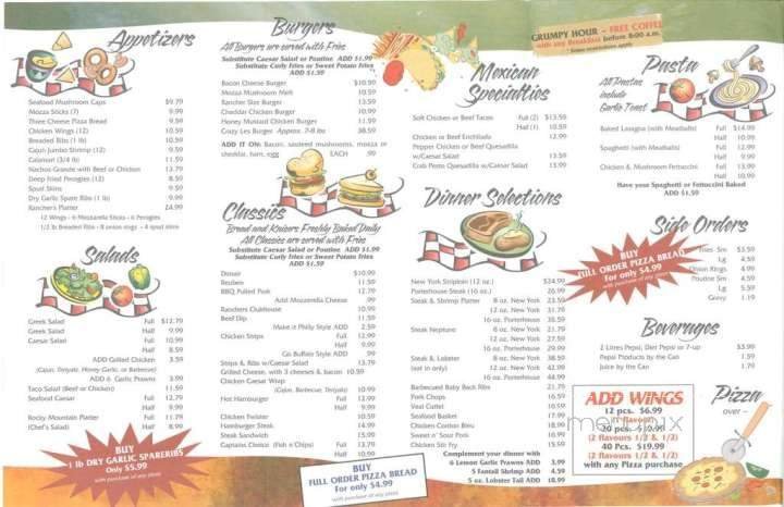 Menu page 2