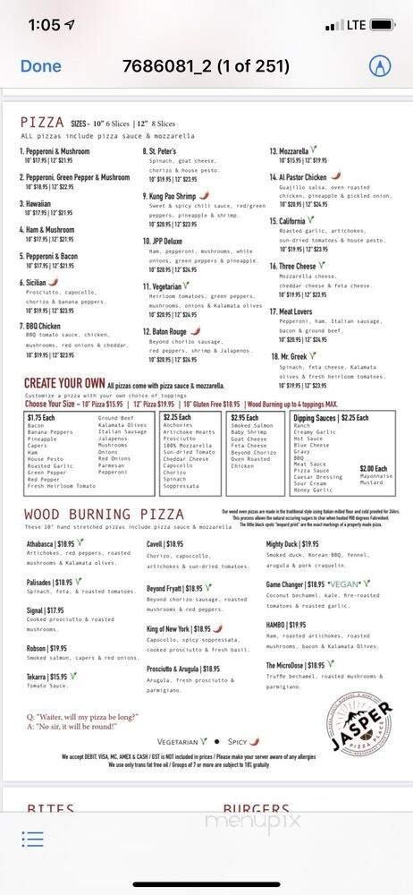 Menu page 2